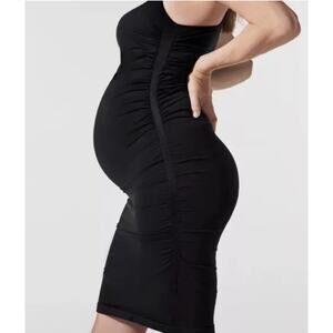 Elegant Black Maternity Dress